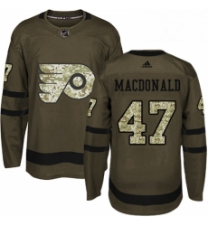 Mens Adidas Philadelphia Flyers 47 Andrew MacDonald Premier Green Salute to Service NHL Jersey Mens Adidas Philadelphia Flyers 47 Andrew MacDonald Premier Green Salute to Service NHL Jersey