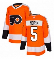 Mens Adidas Philadelphia Flyers 5 Samuel Morin Premier Orange Home NHL Jersey Mens Adidas Philadelphia Flyers 5 Samuel Morin Premier Orange Home NHL Jersey