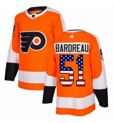 Mens Adidas Philadelphia Flyers 51 Cole Bardreau Authentic Orange USA Flag Fashion NHL Jersey Mens Adidas Philadelphia Flyers 51 Cole Bardreau Authentic Orange USA Flag Fashion NHL Jersey