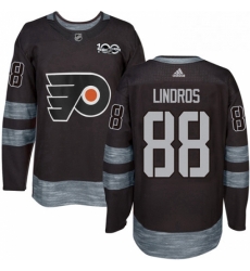 Mens Adidas Philadelphia Flyers 88 Eric Lindros Authentic Black 1917 2017 100th Anniversary NHL Jersey Mens Adidas Philadelphia Flyers 88 Eric Lindros Authentic Black 1917 2017 100th Anniversary NHL Jersey