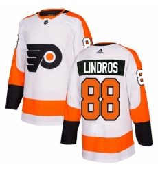 Mens Adidas Philadelphia Flyers 88 Eric Lindros Authentic White Away NHL Jersey Mens Adidas Philadelphia Flyers 88 Eric Lindros Authentic White Away NHL Jersey