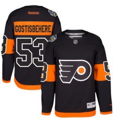 Flyers #53 Shayne Gostisbehere Black 2017 Stadium Series Stitched Youth NHL Jersey Flyers #53 Shayne Gostisbehere Black 2017 Stadium Series Stitched Youth NHL Jersey