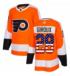 Youth Adidas Philadelphia Flyers 28 Claude Giroux Authentic Orange USA Flag Fashion NHL Jersey Youth Adidas Philadelphia Flyers 28 Claude Giroux Authentic Orange USA Flag Fashion NHL Jersey
