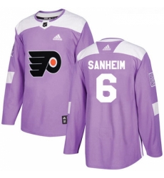 Youth Adidas Philadelphia Flyers 6 Travis Sanheim Authentic Purple Fights Cancer Practice NHL Jersey Youth Adidas Philadelphia Flyers 6 Travis Sanheim Authentic Purple Fights Cancer Practice NHL Jersey