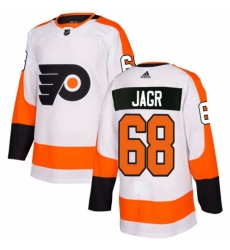 Youth Adidas Philadelphia Flyers 68 Jaromir Jagr Authentic White Away NHL Jersey Youth Adidas Philadelphia Flyers 68 Jaromir Jagr Authentic White Away NHL Jersey