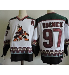 Men Adidas Arizona Coyotes 97 Jeremy Roenick White Stitched NHL Jersey Men Adidas Arizona Coyotes 97 Jeremy Roenick White Stitched NHL Jersey