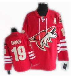 cheap Phoenix Coyotes jersey #19 DOAN jersey red cheap Phoenix Coyotes jersey #19 DOAN jersey red