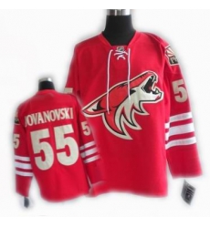cheap Phoenix Coyotes jersey #55 JOVANOVSKI jersey red cheap Phoenix Coyotes jersey #55 JOVANOVSKI jersey red