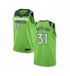 Mens Minnesota Timberwolves 31 Keita Bates Diop Authentic Green Basketball Jersey Statement Edition Mens Minnesota Timberwolves 31 Keita Bates Diop Authentic Green Basketball Jersey Statement Edition