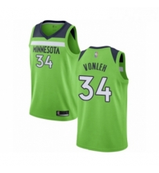 Mens Minnesota Timberwolves 34 Noah Vonleh Authentic Green Basketball Jersey Statement Edition Mens Minnesota Timberwolves 34 Noah Vonleh Authentic Green Basketball Jersey Statement Edition