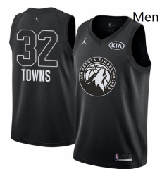 Mens Nike Jordan Minnesota Timberwolves 32 Karl Anthony Towns Swingman Black 2018 All Star Game NBA Jersey Mens Nike Jordan Minnesota Timberwolves 32 Karl Anthony Towns Swingman Black 2018 All Star Game NBA Jersey