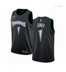Mens Nike Minnesota Timberwolves 1 Tyus Jones Authentic Black Hardwood Classics Jersey Mens Nike Minnesota Timberwolves 1 Tyus Jones Authentic Black Hardwood Classics Jersey