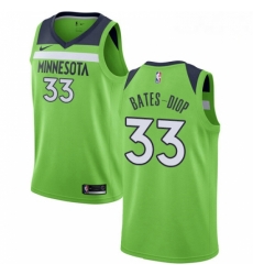 Mens Nike Minnesota Timberwolves 33 Keita Bates Diop Swingman Green NBA Jersey Statement Edition Mens Nike Minnesota Timberwolves 33 Keita Bates Diop Swingman Green NBA Jersey Statement Edition