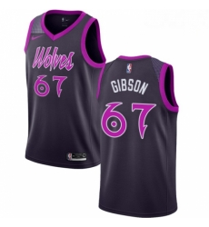 Mens Nike Minnesota Timberwolves 67 Taj Gibson Swingman Purple NBA Jersey City Edition Mens Nike Minnesota Timberwolves 67 Taj Gibson Swingman Purple NBA Jersey City Edition