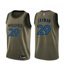 Youth Minnesota Timberwolves 29 Jake Layman Swingman Green Salute to Service Basketball Jersey Youth Minnesota Timberwolves 29 Jake Layman Swingman Green Salute to Service Basketball Jersey