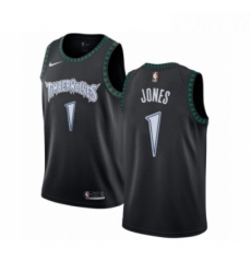 Youth Nike Minnesota Timberwolves 1 Tyus Jones Swingman Black Hardwood Classics Jersey Youth Nike Minnesota Timberwolves 1 Tyus Jones Swingman Black Hardwood Classics Jersey