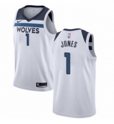 Youth Nike Minnesota Timberwolves 1 Tyus Jones Swingman White NBA Jersey Association Edition Youth Nike Minnesota Timberwolves 1 Tyus Jones Swingman White NBA Jersey Association Edition