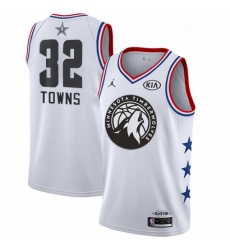 Youth Nike Minnesota Timberwolves 32 Karl Anthony Towns White NBA Jordan Swingman 2019 All Star Game Jersey Youth Nike Minnesota Timberwolves 32 Karl Anthony Towns White NBA Jordan Swingman 2019 All Star Game Jersey
