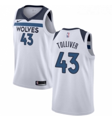 Youth Nike Minnesota Timberwolves 43 Anthony Tolliver Swingman White NBA Jersey Association Edition Youth Nike Minnesota Timberwolves 43 Anthony Tolliver Swingman White NBA Jersey Association Edition