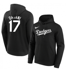 Los Angeles Dodgers 17 Shohei Ohtani Black Name 26 Number Pullover Hoodies Los Angeles Dodgers 17 Shohei Ohtani Black Name 26 Number Pullover Hoodies