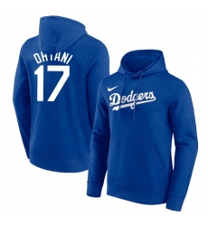 Los Angeles Dodgers 17 Shohei Ohtani Blue Name 26 Number Pullover Hoodie Los Angeles Dodgers 17 Shohei Ohtani Blue Name 26 Number Pullover Hoodie