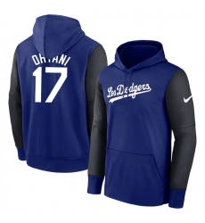 Los Angeles Dodgers 17 Shohei Ohtani Royal Black Name 26 Number Pullover Hoodie Los Angeles Dodgers 17 Shohei Ohtani Royal Black Name 26 Number Pullover Hoodie