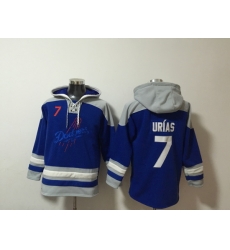 Men Los Angeles Dodgers 7 Julio Urias Stitched Hoodie Men Los Angeles Dodgers 7 Julio Urias Stitched Hoodie