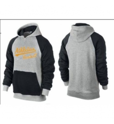 MLB Men Nike Oakland Athletics Pullover Hoodie GreyBlack MLB Men Nike Oakland Athletics Pullover Hoodie GreyBlack