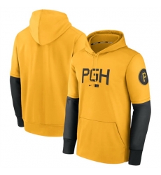Men Pittsburgh Pirates Gold 2023 City Connect Therma Performance Pullover Hoodie Men Pittsburgh Pirates Gold 2023 City Connect Therma Performance Pullover Hoodie