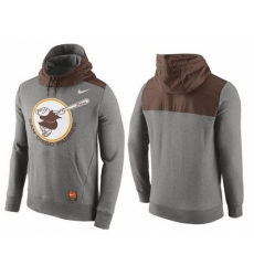 MLB Men San Diego Padres Nike Gray Cooperstown Collection Hybrid Pullover Hoodie MLB Men San Diego Padres Nike Gray Cooperstown Collection Hybrid Pullover Hoodie