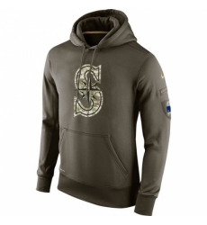 MLB Men Seattle Mariners Nike Olive Salute To Service KO Performance Hoodie MLB Men Seattle Mariners Nike Olive Salute To Service KO Performance Hoodie