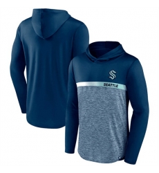 Men Seattle Kraken Deep Sea Blue Podium Defender Pullover Hoodie Men Seattle Kraken Deep Sea Blue Podium Defender Pullover Hoodie