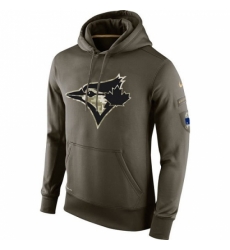 MLB Men Toronto Blue Jays Nike Olive Salute To Service KO Performance Hoodie MLB Men Toronto Blue Jays Nike Olive Salute To Service KO Performance Hoodie