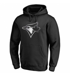Men MLB Toronto Blue Jays Platinum Collection Pullover Hoodie Black Men MLB Toronto Blue Jays Platinum Collection Pullover Hoodie Black