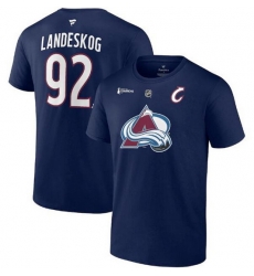 Men Colorado Avalanche 92 Gabriel Landeskog Navy 2022 Stanley Cup Champions Authentic Stack Name 26 Number T Shirt Men Colorado Avalanche 92 Gabriel Landeskog Navy 2022 Stanley Cup Champions Authentic Stack Name 26 Number T Shirt