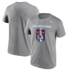 Men Colorado Avalanche Grey 2022 Stanley Cup Champions Jersey Roster T Shirt Men Colorado Avalanche Grey 2022 Stanley Cup Champions Jersey Roster T Shirt