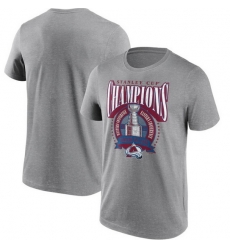 Men Colorado Avalanche Grey 2022 Stanley Cup Champions Jersey Roster T Shirts Men Colorado Avalanche Grey 2022 Stanley Cup Champions Jersey Roster T Shirts