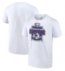 Men Colorado Avalanche White 2022 Stanley Cup Champions Signature Roster T Shirt Men Colorado Avalanche White 2022 Stanley Cup Champions Signature Roster T Shirt