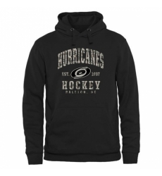 NHL Mens Carolina Hurricanes Camo Stack Pullover Hoodie Black NHL Mens Carolina Hurricanes Camo Stack Pullover Hoodie Black