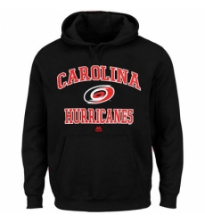 NHL Mens Carolina Hurricanes Majestic Heart Soul Hoodie Black NHL Mens Carolina Hurricanes Majestic Heart Soul Hoodie Black