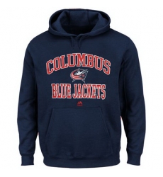Men Columbus Blue Jackets Majestic Heart 26 Soul Hoodie Navy Blue Men Columbus Blue Jackets Majestic Heart 26 Soul Hoodie Navy Blue
