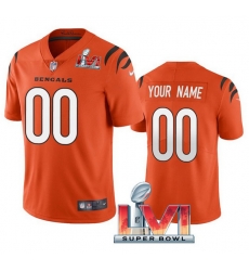 Men Women Youth Cincinnati Bengals ACTIVE PLAYER Custom 2022 Orange Super Bowl LVI Vapor Limited Stitched Jersey Men Women Youth Cincinnati Bengals ACTIVE PLAYER Custom 2022 Orange Super Bowl LVI Vapor Limited Stitched Jersey