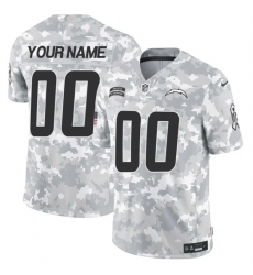 Men Los Angeles Chargers Active Player Custom 2024 F U S E Arctic Camo Salute To Service Limited Stitched Football Jersey Men Los Angeles Chargers Active Player Custom 2024 F U S E Arctic Camo Salute To Service Limited Stitched Football Jersey