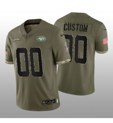 Men Women Youth New York Jets ACTIVE PLAYER Custom Olive 2022 Salute To Service Limited Stitched Jersey Men Women Youth New York Jets ACTIVE PLAYER Custom Olive 2022 Salute To Service Limited Stitched Jersey