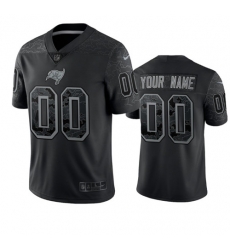 Men Women Youth Custom Tampa Bay Buccaneers Black Reflective Limited Stitched Jersey Men Women Youth Custom Tampa Bay Buccaneers Black Reflective Limited Stitched Jersey