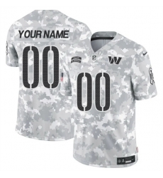 Men Washington Commanders Active Player Custom 2024 F U S E Arctic Camo Salute To Service Limited Stitched Football Jersey Men Washington Commanders Active Player Custom 2024 F U S E Arctic Camo Salute To Service Limited Stitched Football Jersey
