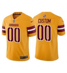 Men Washington Commanders Active Player Custom Gold Vapor Untouchable Stitched Football jersey Men Washington Commanders Active Player Custom Gold Vapor Untouchable Stitched Football jersey