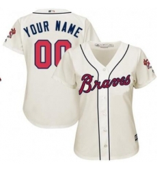 Men Women Youth All Size Atlanta Braves Cool Base Custom Jerseys White II Men Women Youth All Size Atlanta Braves Cool Base Custom Jerseys White II