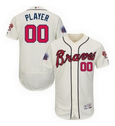 Men Women Youth All Size Atlanta Braves Flex Base Custom Pacth Jersey White Men Women Youth All Size Atlanta Braves Flex Base Custom Pacth Jersey White