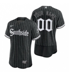 Men Women Youth Toddler Chicago White Sox Black City Edition Custom Nike MLB Flex Base Jersey Men Women Youth Toddler Chicago White Sox Black City Edition Custom Nike MLB Flex Base Jersey